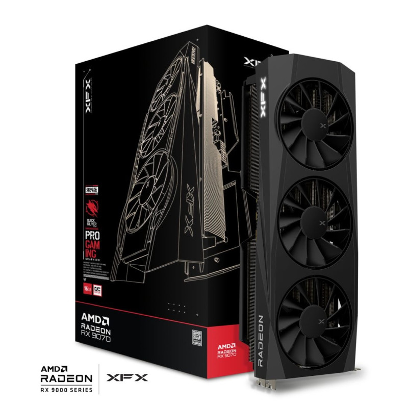 XFX QuickSilver AMD Radeon RX 9070 OC Gaming Edition (RX-97QICKBB9)