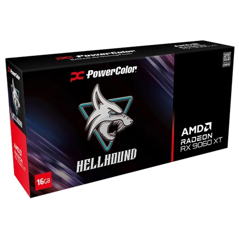 PowerColor Hellhound AMD Radeon RX 9060 XT 16GB OC (RX9060XT 16G-L/OC)