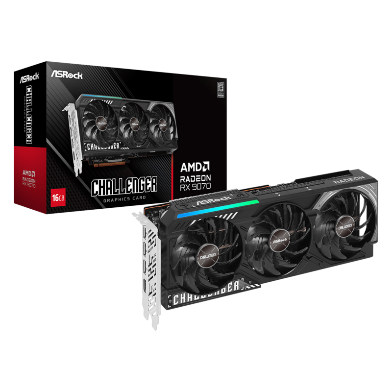 ASRock Radeon RX 9070 Challenger 16GB (RX9070 CL 16G)