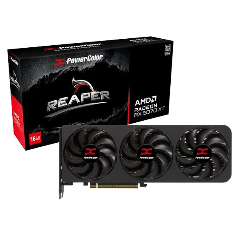 PowerColor Reaper AMD Radeon RX 9070 XT 16GB GDDR6 (RX9070XT 16G-A)