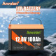 Акумулятор для ДБЖ/інвертора Anvolan LiFePO4 12V 100A