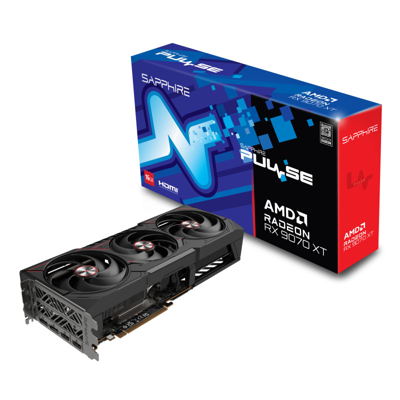 Sapphire Radeon RX 9070 XT 16GB PULSE (11348-03-20G)