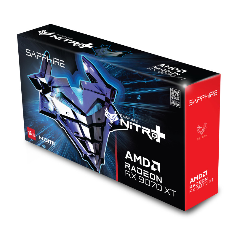 Sapphire Radeon RX 9070 XT 16GB NITRO+ (11348-01-20G)