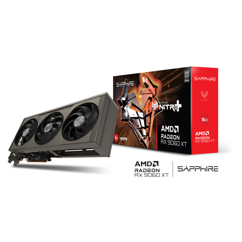 Sapphire Radeon RX 9060 XT 16GB NITRO+ GAMING OC (11350-01-20G)